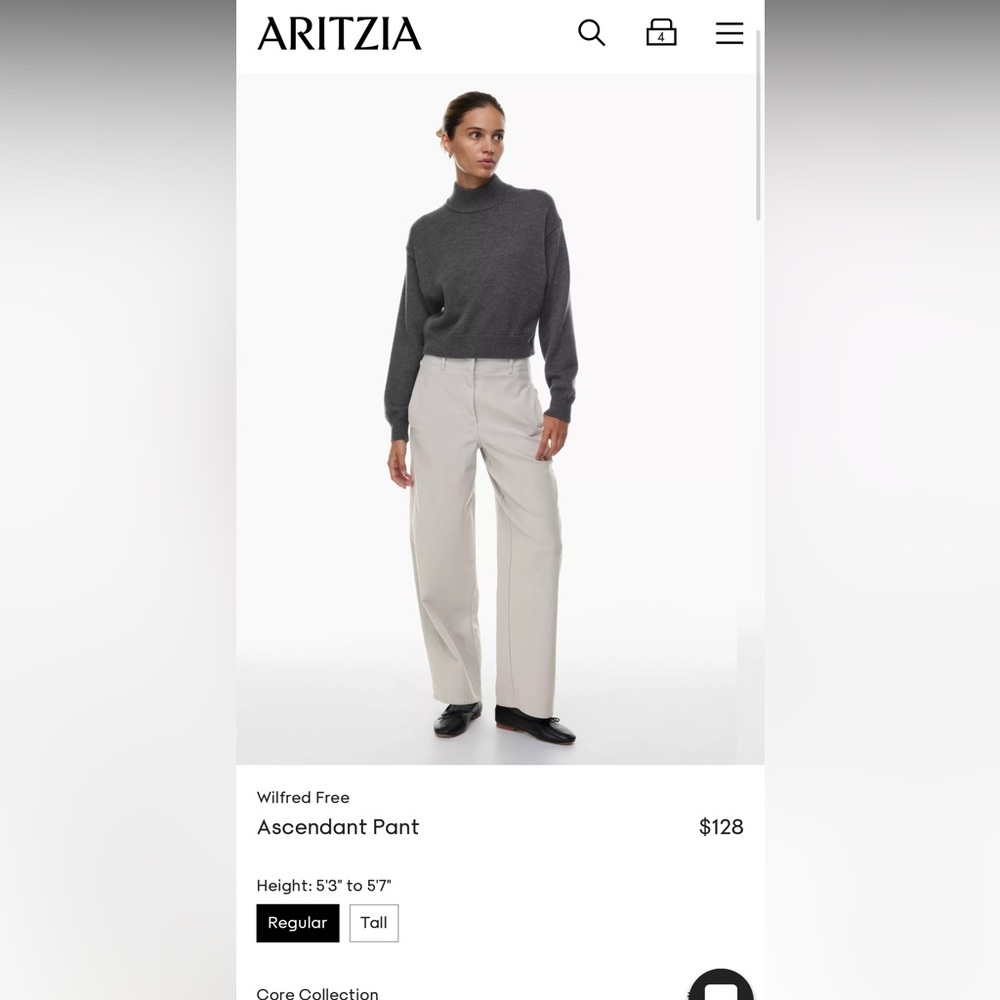 Aritzia ascendant pant